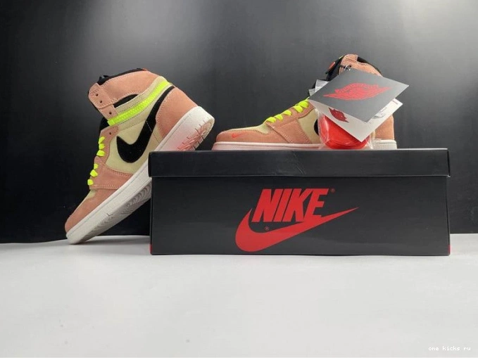 Rep Onekick Air Peach CW6576-800 Jordan High 1 Switch 0723